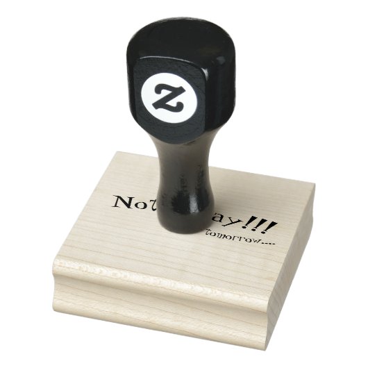 「Not Today」スタンプ ラバースタンプ (スタンプ)