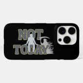 NOT TODAY - ダークユーモア グリムリーパー Case-Mate iPhoneケース (裏面 (横))