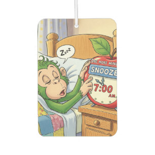 Not Today, Alarm - Sleepy Monkey Mode 💤🙈 カーエアーフレッシュナー