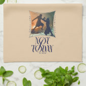 "Not Today" Arya Stark Vs. The Night King キッチンタオル (折り畳み)