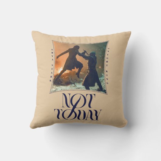 "Not Today" Arya Stark Vs. The Night King クッション (裏面)