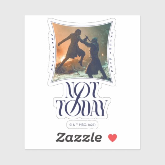 "Not Today" Arya Stark Vs. The Night King シール (シート)