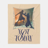 "Not Today" Arya Stark Vs. The Night King フリースブランケット (正面)