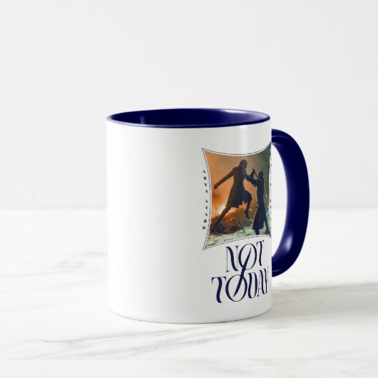 "Not Today" Arya Stark Vs. The Night King マグカップ (正面右)