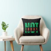 Not Today Bold Quote – Minimal Statement Decor クッション (椅子)