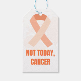 Not Today, Cancer | サバイバーお祝いギフト ギフトタグ