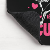 Not Today Cupid CupidスケルトンおもしろいアンチValentin マウスパッド (コーナー)