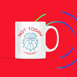 Not Today, Fasist – イーグルはっきりしたマクラシックグ コーヒーマグカップ