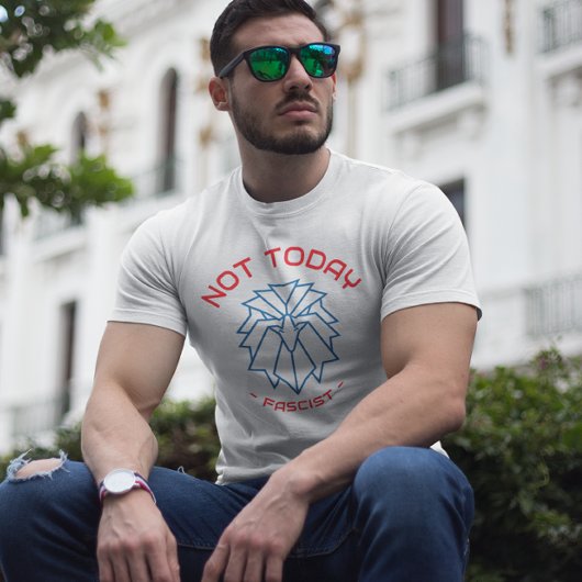 Not Today, Fasist - Geometric Eagle Shirt トライブレンドＴシャツ