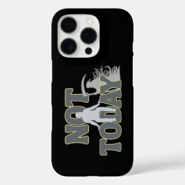 NOT TODAY – Funny Dark Humor Grim Reaper  iPhone 16 Proケース