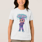 Not Today" Funny Mood T-Shirt トライブレンドＴシャツ (正面)