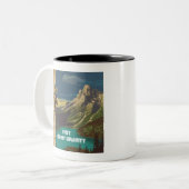 Not Today Gravity Rock Climbing ツートーンマグカップ (正面左)