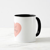Not Today Heart Mug | Minimal Everyday Coffee Cup マグカップ (正面右)