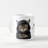 Not Today, Human – Funny Grumpy Cat コーヒーマグカップ (正面左)