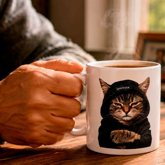 Not Today, Human – Funny Grumpy Cat コーヒーマグカップ
