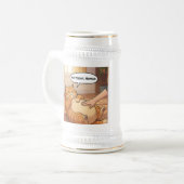 Not Today Human Grumpy Cat Mug | Lazy Cat Funny ビールジョッキ (正面左)