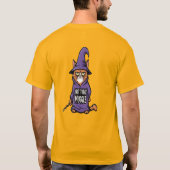 Not Today Muggle Cat T-Shirt - Funny Wizard Cat   Tシャツ (裏面)
