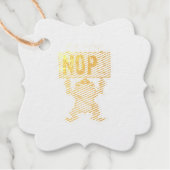 Not Today! Nope Frog Sticker フェイバータグ (正面)