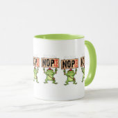 Not Today! Nope Frog Sticker マグカップ (正面右)