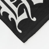 Not Today Satan Jesus Crossover Bysketbyll Holy Cr フリースブランケット (角)