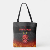 Not Today satan tote bag トートバッグ (裏面)
