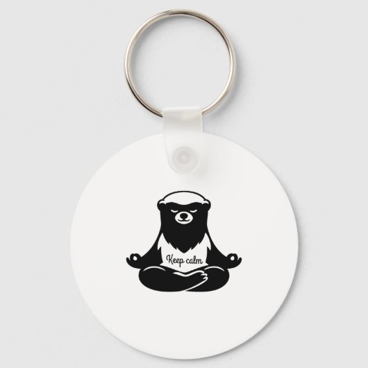 Not Today Squirrel キーホルダー (裏面)