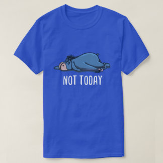 Not Today Tired Donkey Cartoon Design Tシャツ