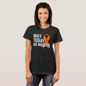 Not TodaysオレンジリボンMS Warriorサポート Tシャツ (正面フル)