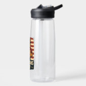 Not Victory Day はっきりした Cat - Victory Dayデザイン ウォーターボトル (左面)