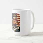 Not Victory Day はっきりした Cat - Victory Dayデザイン コーヒーマグカップ (正面右)