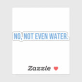 Not Water Ramadan断食 シール (シート)