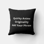 Not Weird Just More Creative Anime Lover Creative  クッション (裏面)