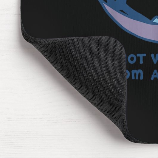 Not Working From Anywhere Funny Vacation Remote Wo マウスパッド (コーナー)