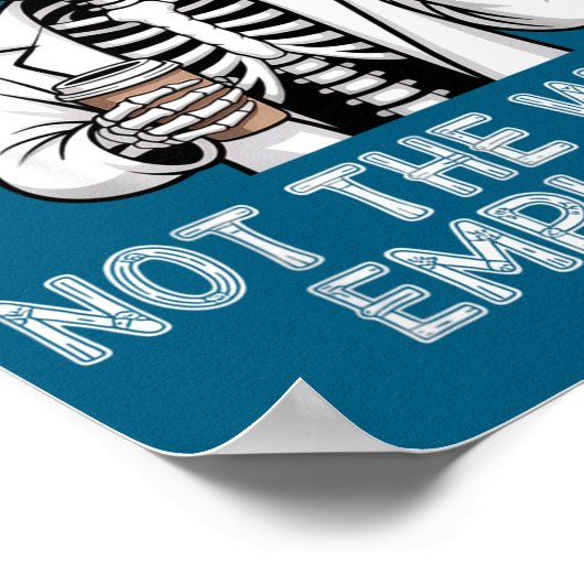 Not Worst Employee Worker Istant Jokes Office Humo ポスター (角)