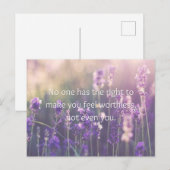 Not You やる気を起こさせる Mini Artプリント シーズンポストカード (正面/裏面)