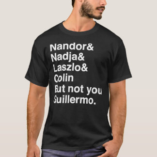 Not You Guillermo - Black on Dark Shirt Essential  Tシャツ