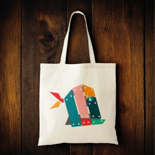 Not Your Average Catch - 予測できな Mechanical Fish トートバッグ