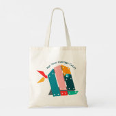 Not Your Average Catch - 予測できな Mechanical Fish トートバッグ (裏面)