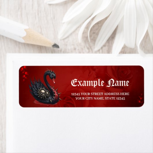Not Your Average Swan – Spikes, Skulls & Sass.  ラベル (インサイチュ)