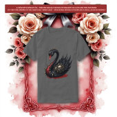 Not Your Average Swan – Spikes, Skulls & Sass.  Tシャツ