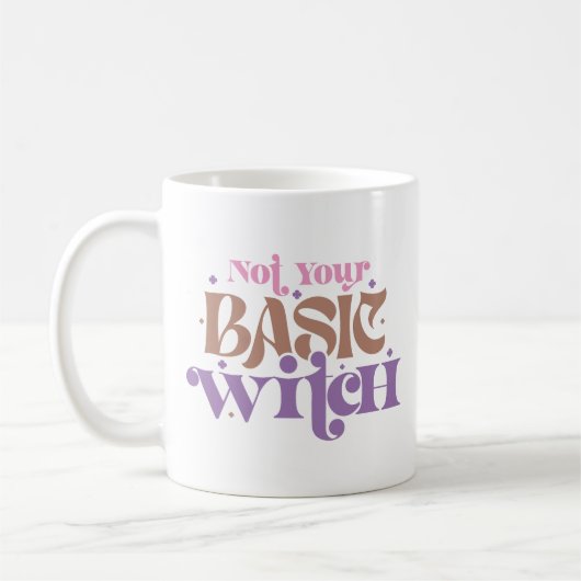 Not Your Basic Witchハロウィン不気味魔法 コーヒーマグカップ (左)