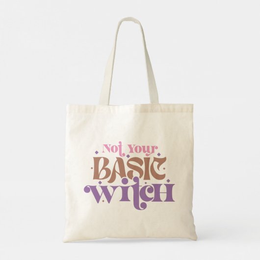 Not Your Basic Witchハロウィン不気味魔法 トートバッグ (裏面)