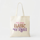 Not Your Basic Witchハロウィン不気味魔法 トートバッグ (正面)