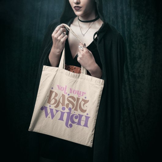 Not Your Basic Witchハロウィン不気味魔法 トートバッグ