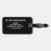 Not Your Blackバッグラゲージタグ ラゲッジタグ (裏面横)