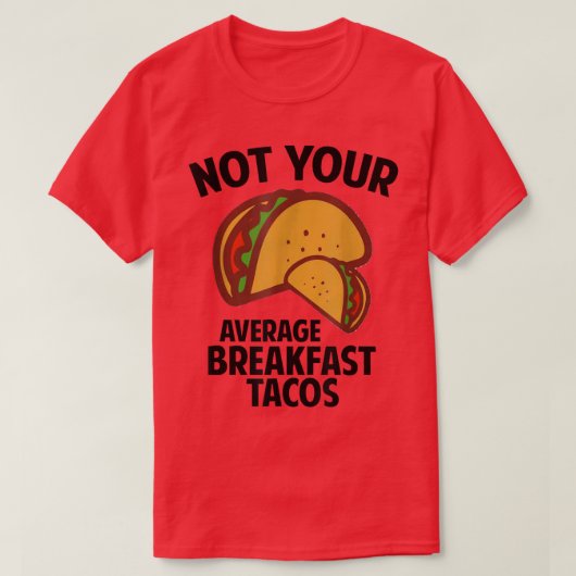 Not Your BreakfastタコTシャツ Tシャツ (デザイン正面)