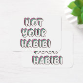 Not Your Habibi – ラブおもしろい引用文 (デスク)