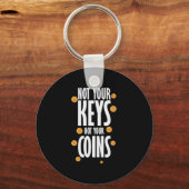 Not your Keys not your Coins Bitcoin キーホルダー (正面)