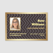 Notary Loan Signing Agent 名札 (正面)