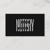Notary Loan Signing Agent Elegant   名刺 (正面)